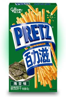 Хлебные палочки "Pretz" со вкусом нори 60 грамм