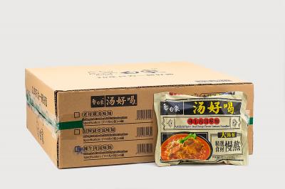 Лапша быстрого приготовления BaiXiang со вкусом острого говяжьего супа 111 гр