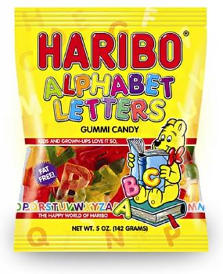 Мармелад "HARIBO" алфавит (Alphabet Letters) 142 грамм