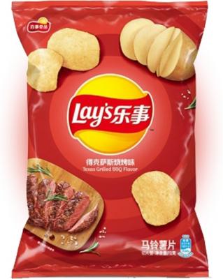 Чипсы Lay's со вкусом мяса по техасски 70 гр