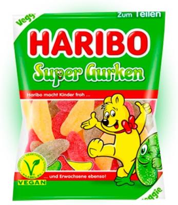 Мармелад жевательный Haribo Супер Огурцы 200 гр